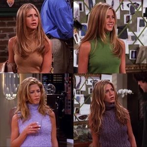 Rachel Green knitted turtleneck